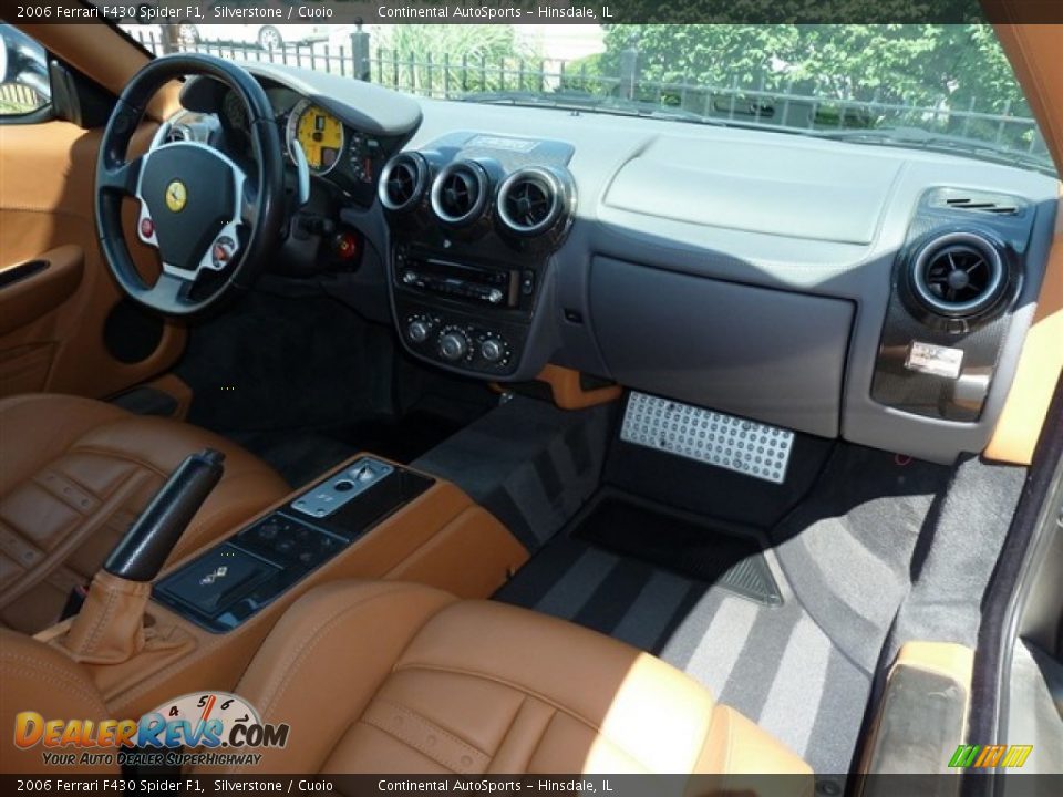 2006 Ferrari F430 Spider F1 Silverstone / Cuoio Photo #23