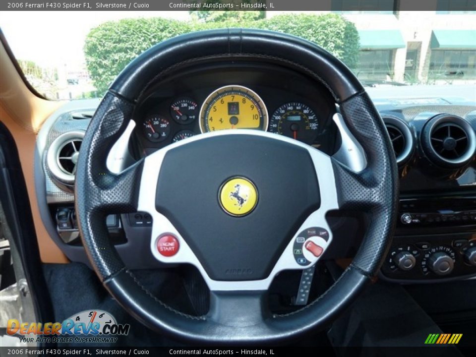 2006 Ferrari F430 Spider F1 Silverstone / Cuoio Photo #25