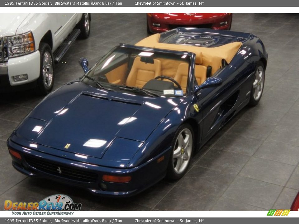 Blu Swaters Metallic (Dark Blue) 1995 Ferrari F355 Spider Photo #1