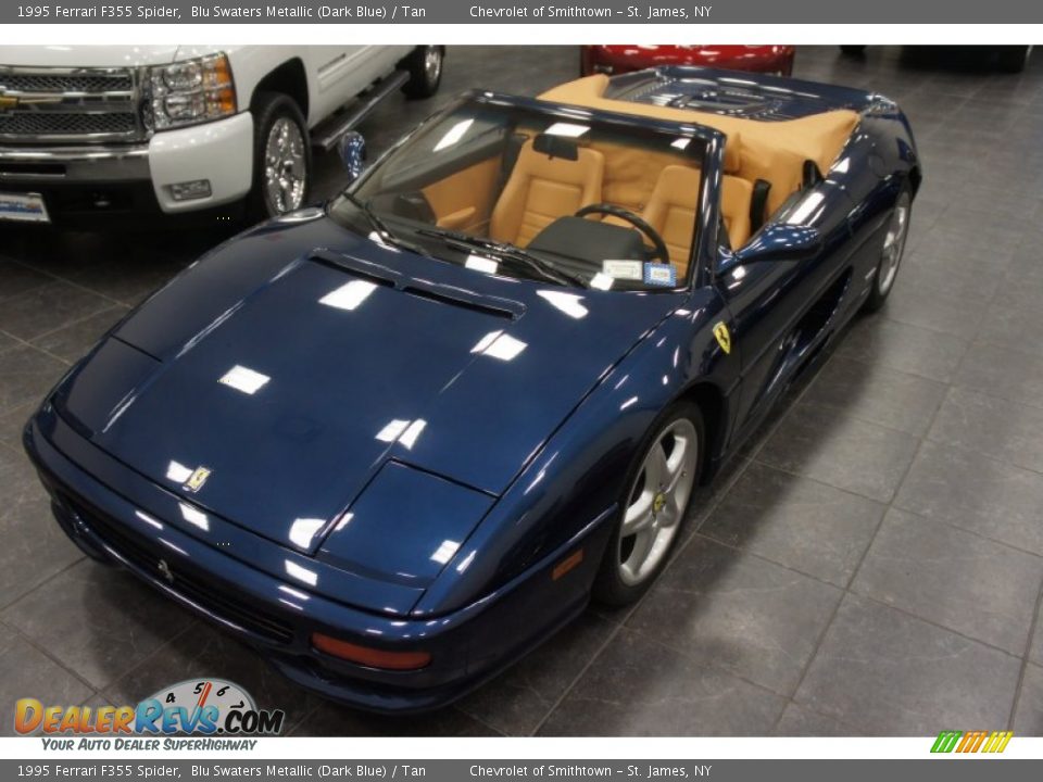 Blu Swaters Metallic (Dark Blue) 1995 Ferrari F355 Spider Photo #3