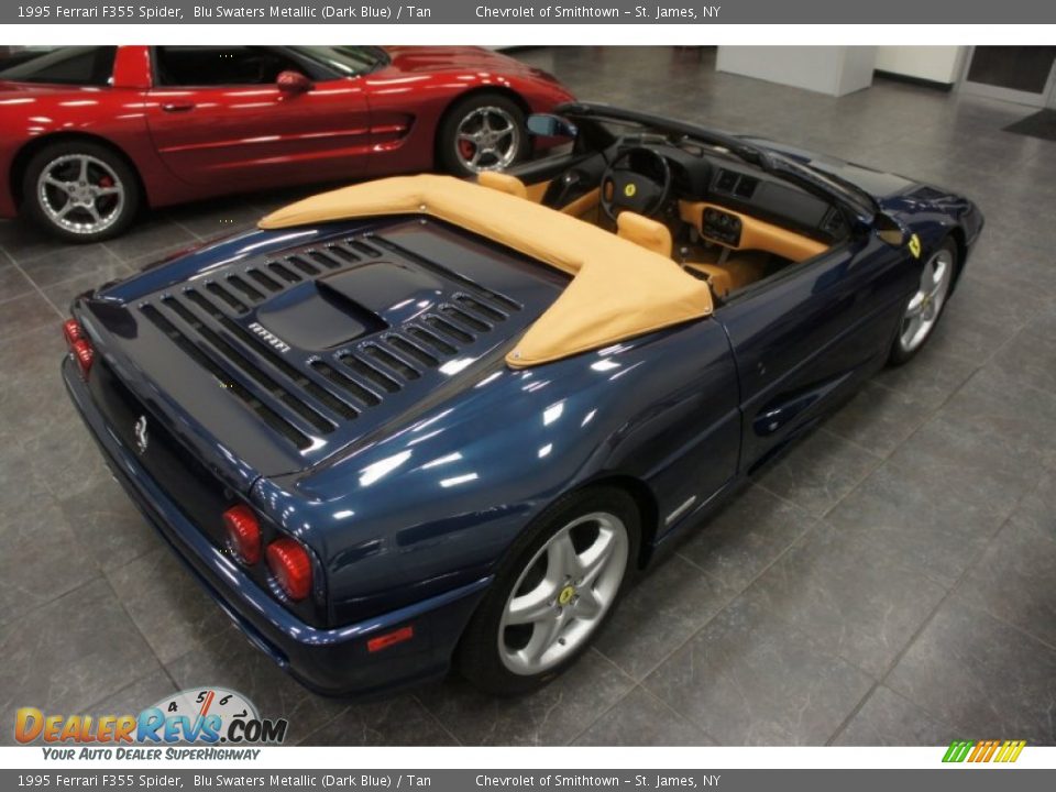 Blu Swaters Metallic (Dark Blue) 1995 Ferrari F355 Spider Photo #6