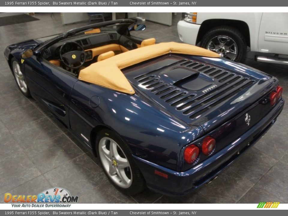 Blu Swaters Metallic (Dark Blue) 1995 Ferrari F355 Spider Photo #8