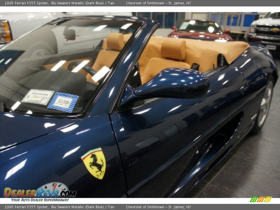 1995 Ferrari F355 Spider Blu Swaters Metallic (Dark Blue) / Tan Photo #10