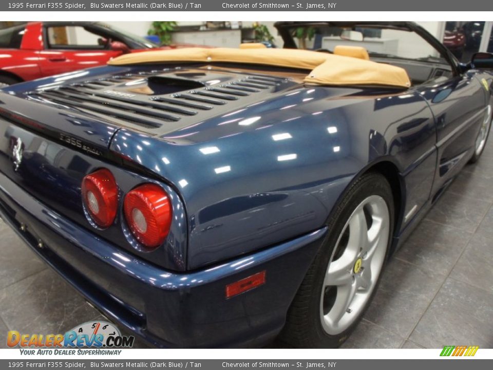 1995 Ferrari F355 Spider Blu Swaters Metallic (Dark Blue) / Tan Photo #14