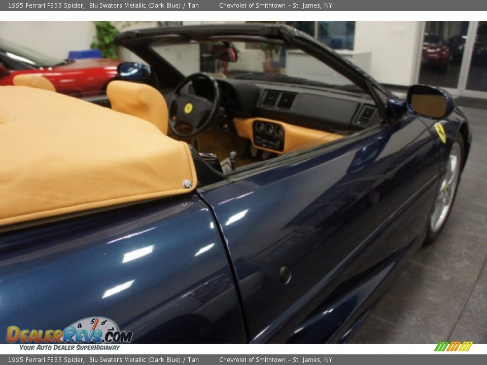 1995 Ferrari F355 Spider Blu Swaters Metallic (Dark Blue) / Tan Photo #15