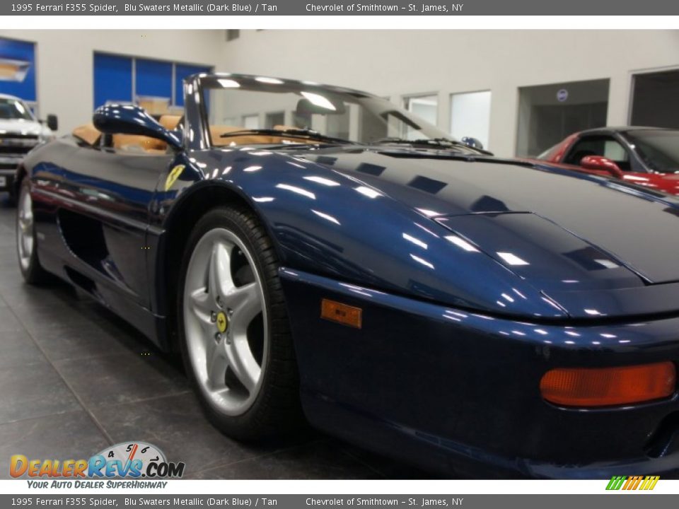 1995 Ferrari F355 Spider Blu Swaters Metallic (Dark Blue) / Tan Photo #17