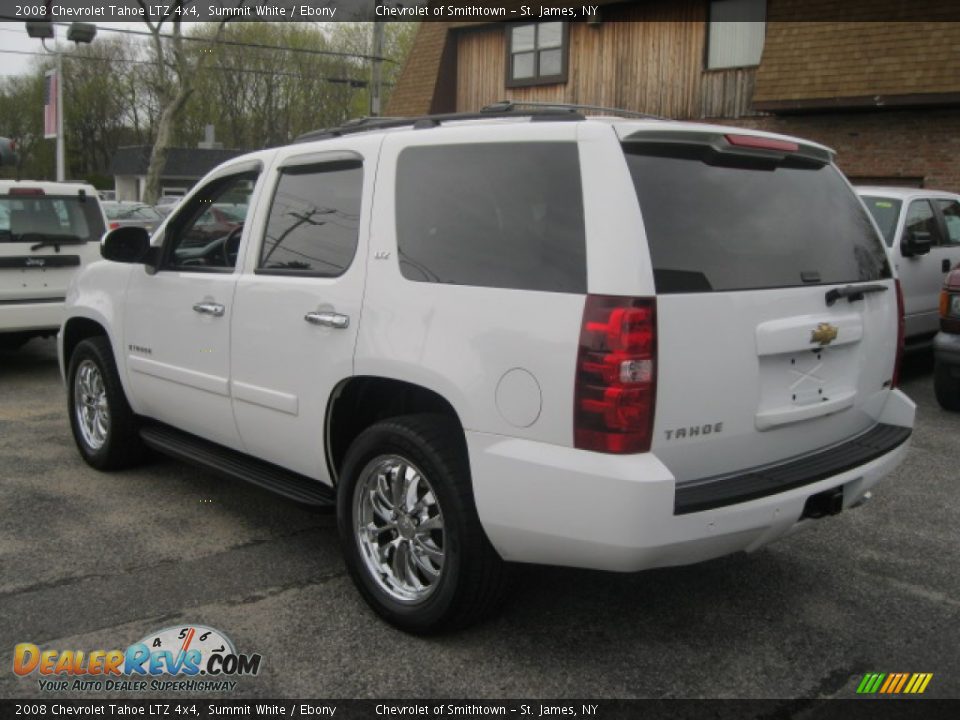 2008 Chevrolet Tahoe LTZ 4x4 Summit White / Ebony Photo #3