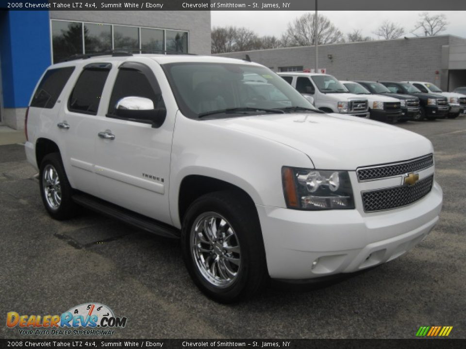 2008 Chevrolet Tahoe LTZ 4x4 Summit White / Ebony Photo #6