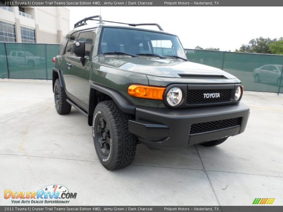 2011 Toyota FJ Cruiser Trail Teams Special Edition 4WD Army Green / Dark Charcoal Photo #1