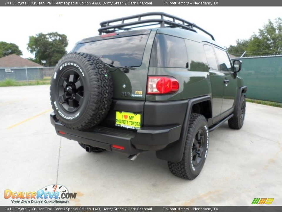 2011 Toyota FJ Cruiser Trail Teams Special Edition 4WD Army Green / Dark Charcoal Photo #3