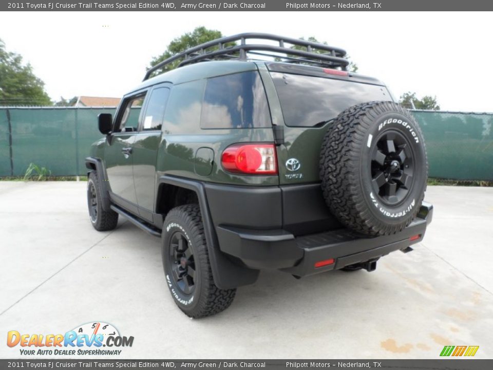 2011 Toyota FJ Cruiser Trail Teams Special Edition 4WD Army Green / Dark Charcoal Photo #5