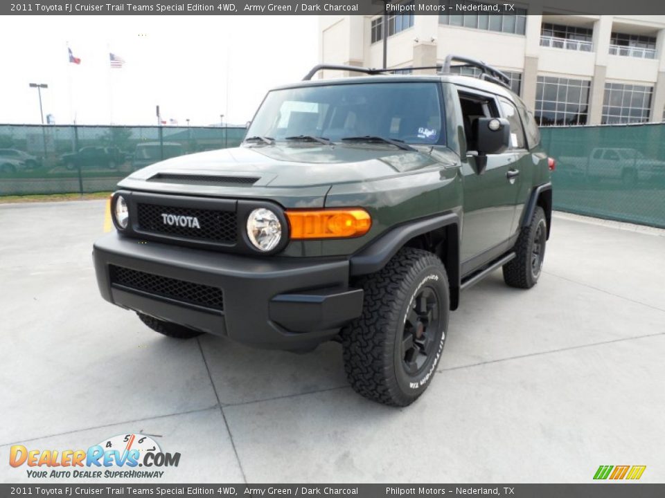 2011 Toyota FJ Cruiser Trail Teams Special Edition 4WD Army Green / Dark Charcoal Photo #7