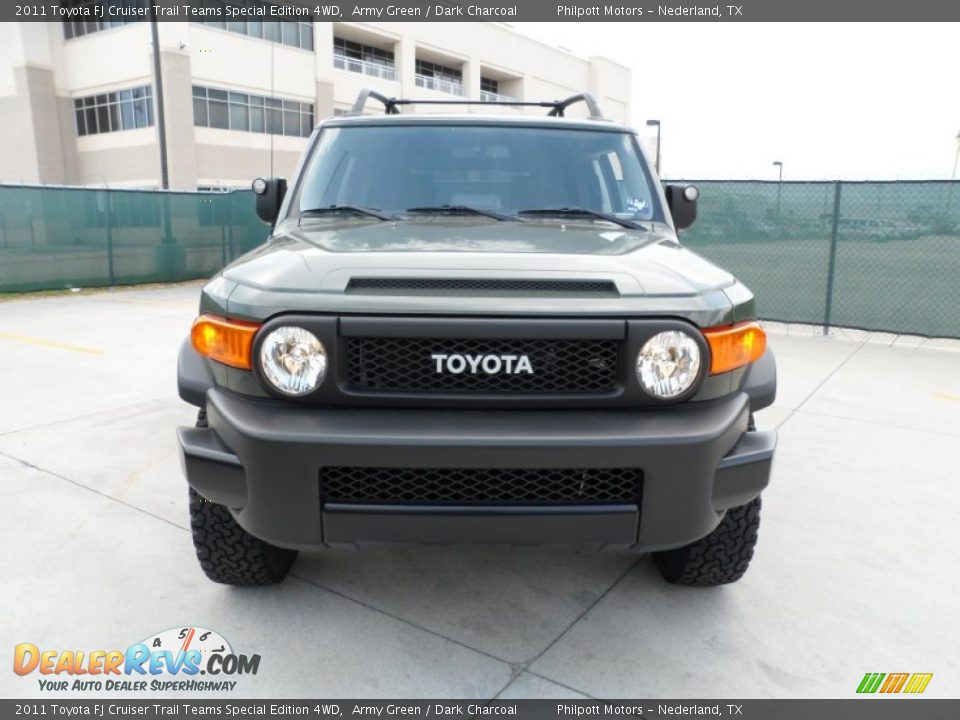 2011 Toyota FJ Cruiser Trail Teams Special Edition 4WD Army Green / Dark Charcoal Photo #8