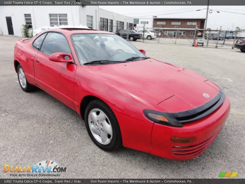Front 3/4 View of 1992 Toyota Celica GT-S Coupe Photo #4