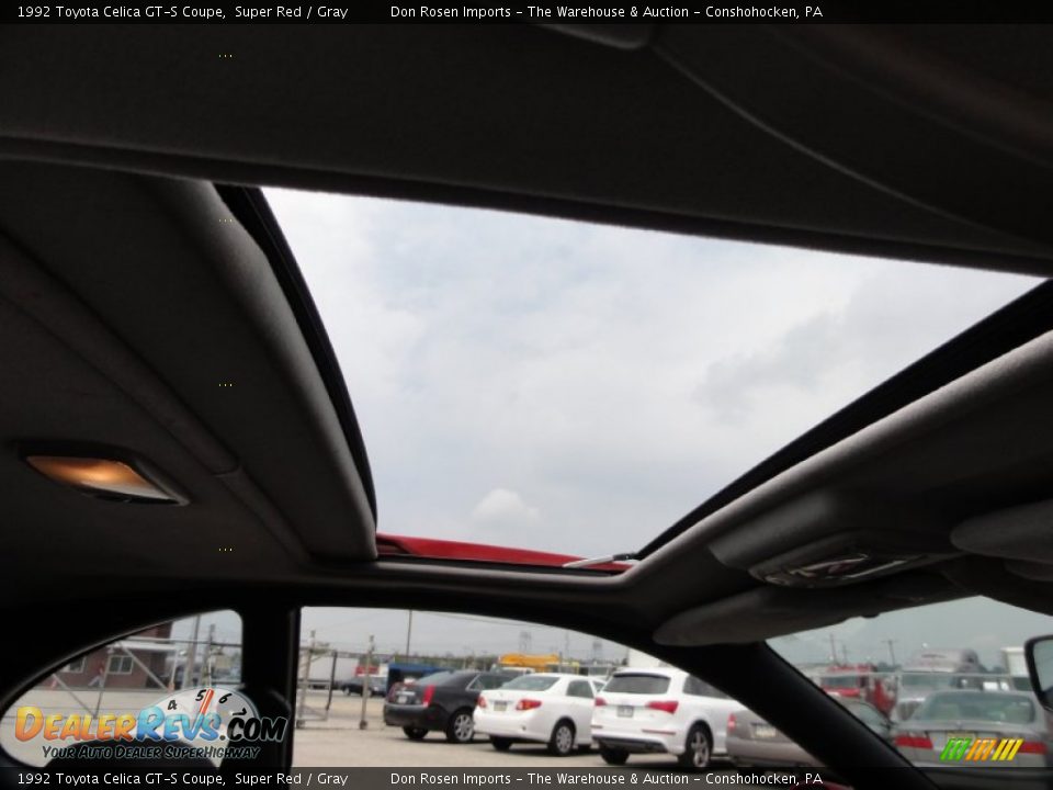 1992 Toyota Celica GT-S Coupe Super Red / Gray Photo #23