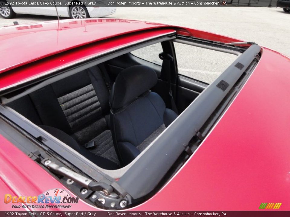 1992 Toyota Celica GT-S Coupe Super Red / Gray Photo #24
