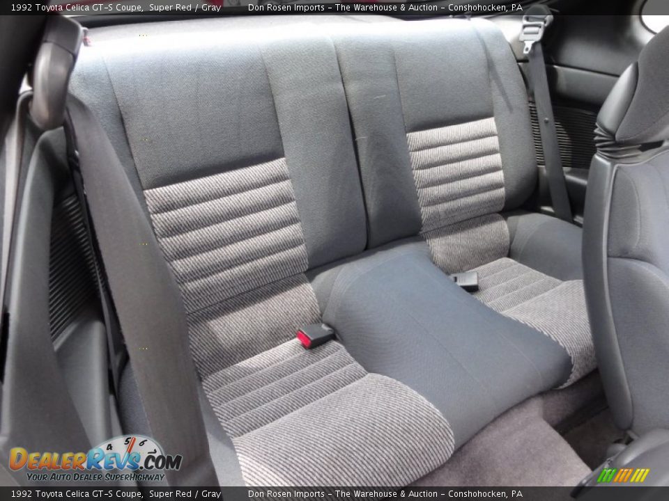 Gray Interior - 1992 Toyota Celica GT-S Coupe Photo #26