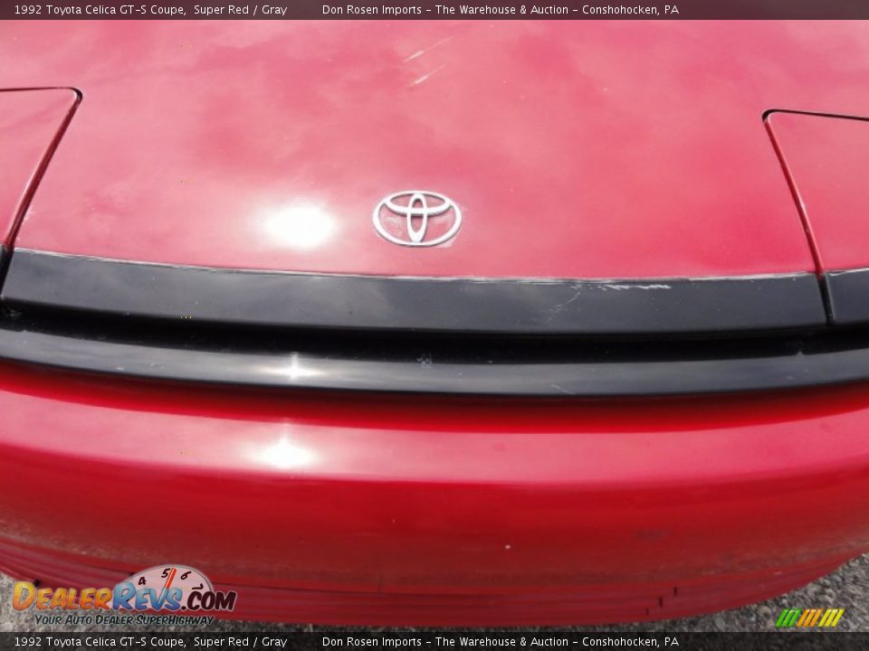 1992 Toyota Celica GT-S Coupe Super Red / Gray Photo #35