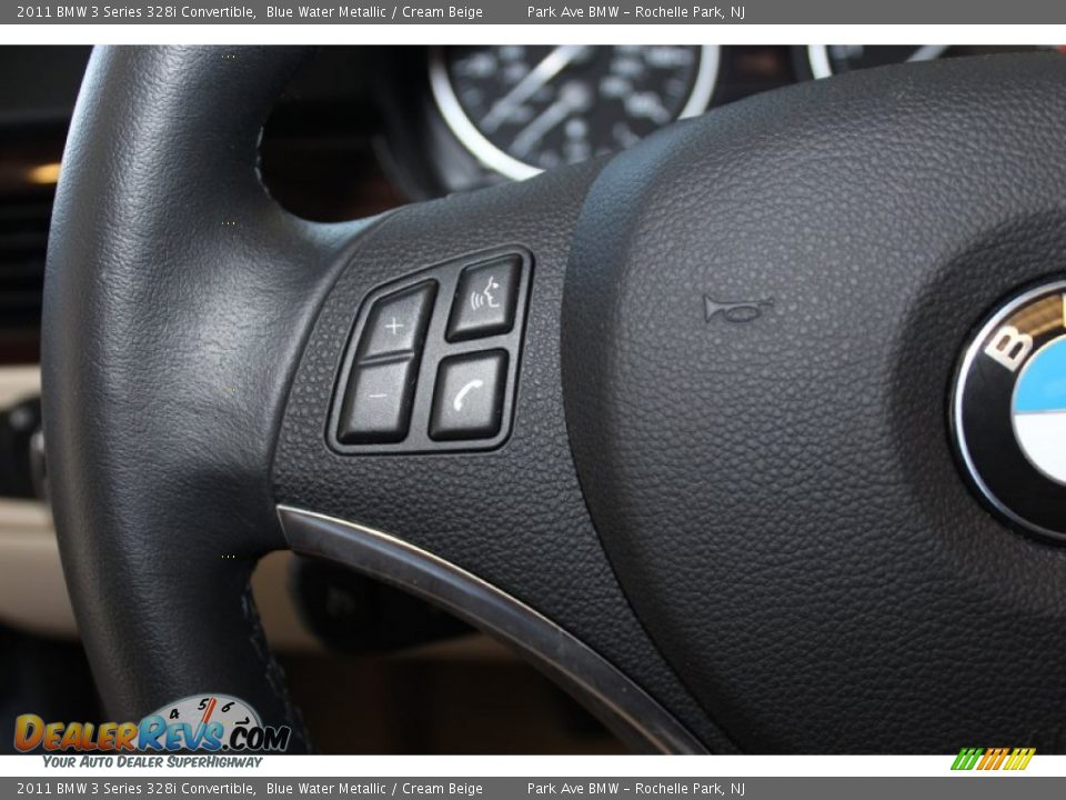2011 BMW 3 Series 328i Convertible Blue Water Metallic / Cream Beige Photo #11