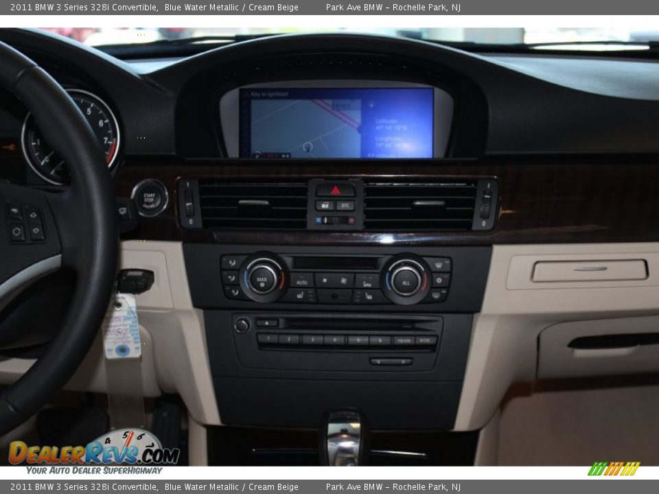 2011 BMW 3 Series 328i Convertible Blue Water Metallic / Cream Beige Photo #13