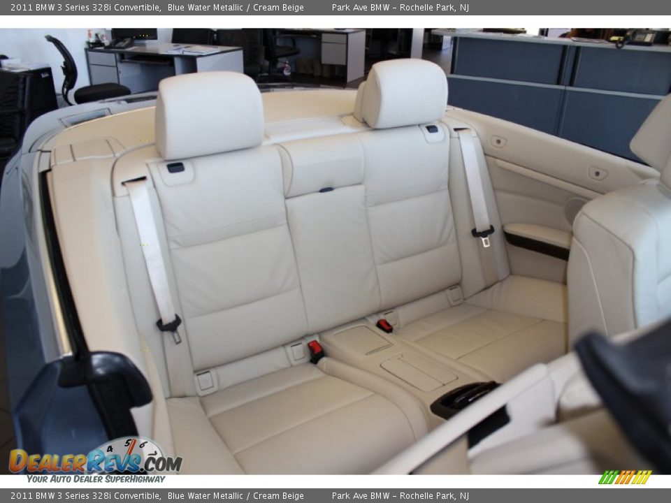 2011 BMW 3 Series 328i Convertible Blue Water Metallic / Cream Beige Photo #18