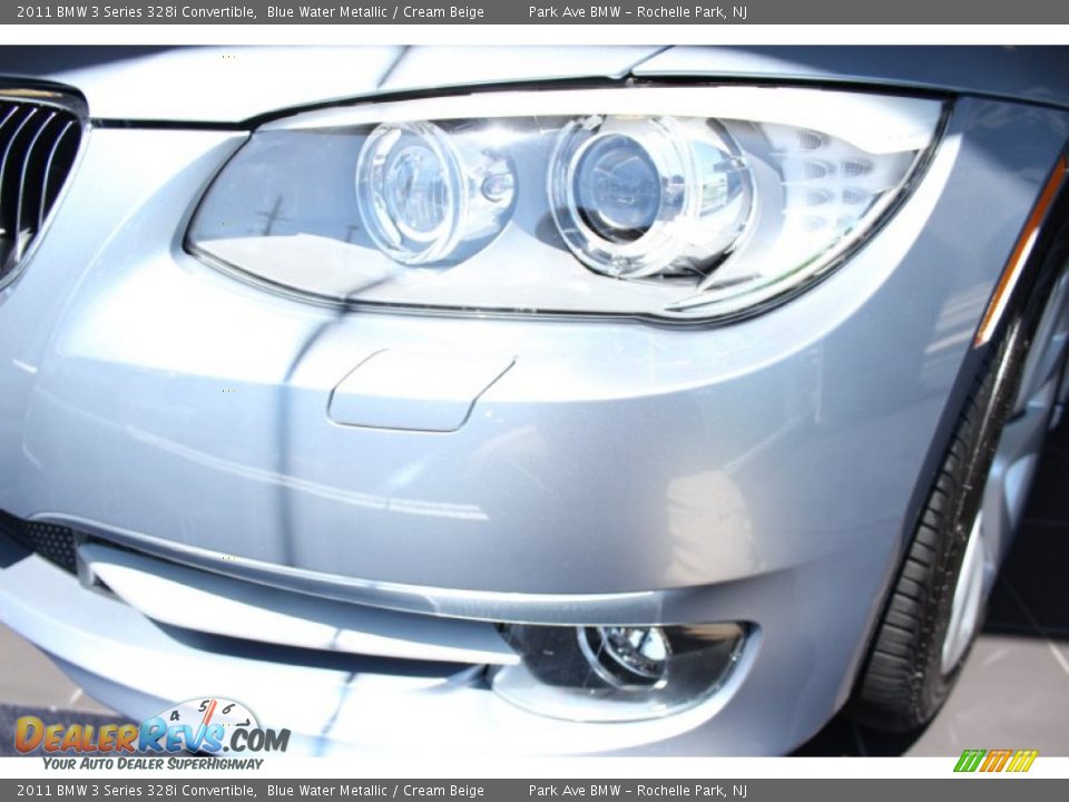 2011 BMW 3 Series 328i Convertible Blue Water Metallic / Cream Beige Photo #23