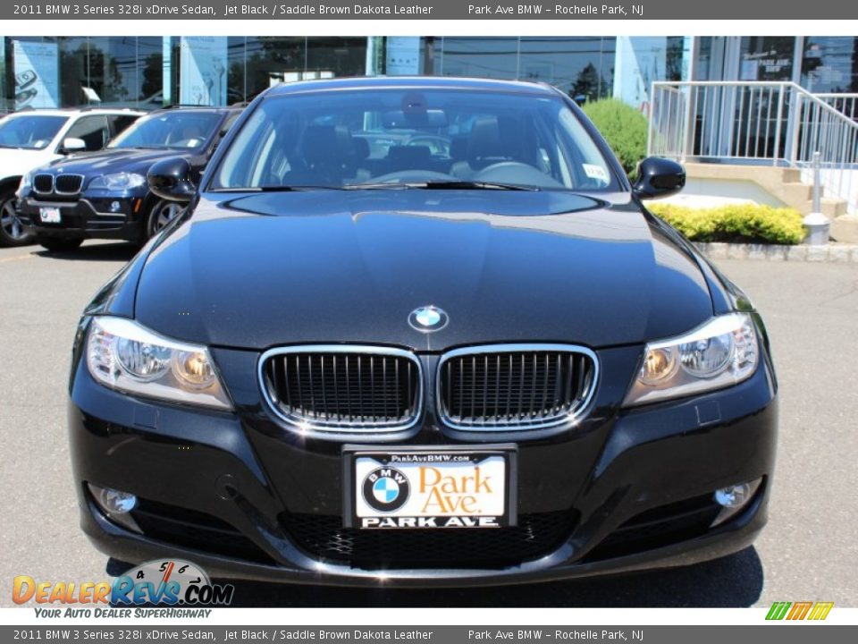 2011 BMW 3 Series 328i xDrive Sedan Jet Black / Saddle Brown Dakota Leather Photo #2
