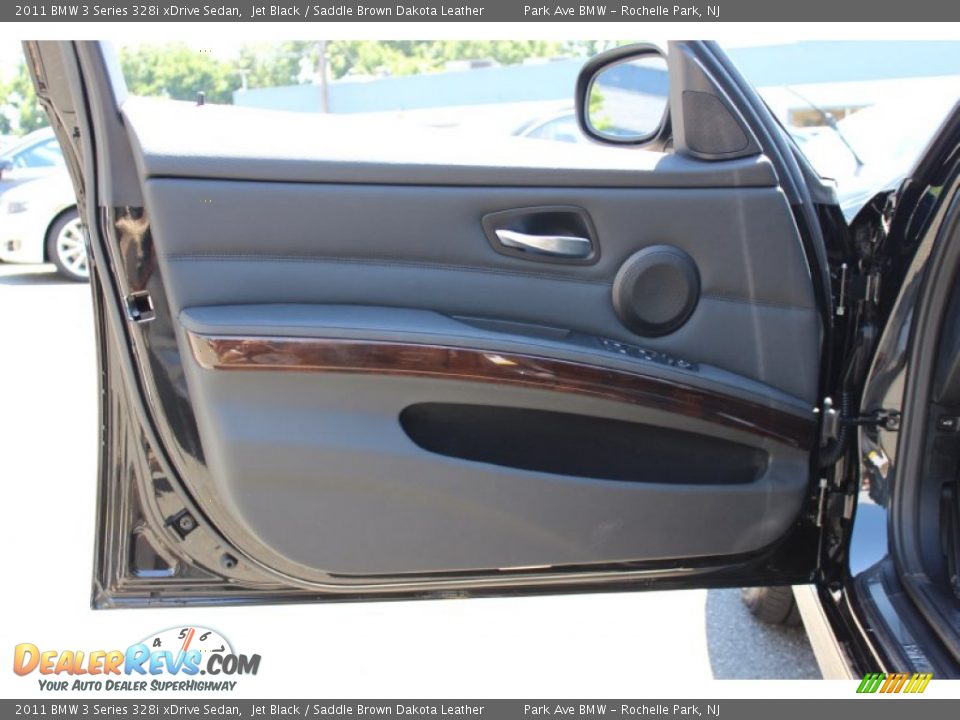 2011 BMW 3 Series 328i xDrive Sedan Jet Black / Saddle Brown Dakota Leather Photo #9