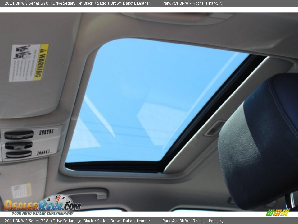 2011 BMW 3 Series 328i xDrive Sedan Jet Black / Saddle Brown Dakota Leather Photo #20