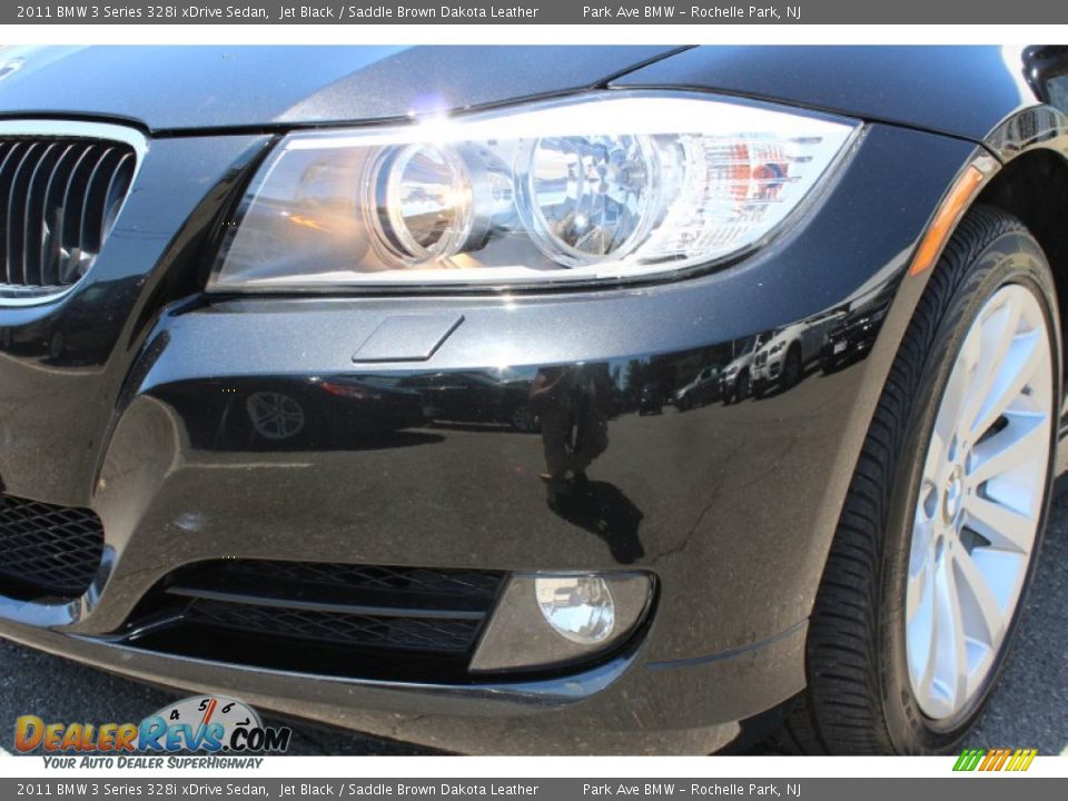 2011 BMW 3 Series 328i xDrive Sedan Jet Black / Saddle Brown Dakota Leather Photo #30
