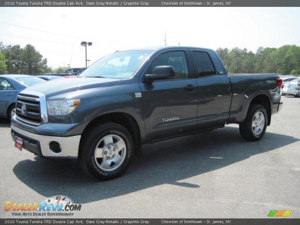 2010 Toyota Tundra TRD Double Cab 4x4 Slate Gray Metallic / Graphite Gray Photo #1