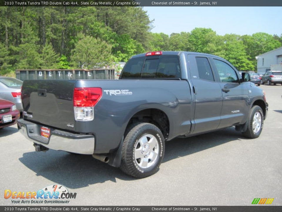 2010 Toyota Tundra TRD Double Cab 4x4 Slate Gray Metallic / Graphite Gray Photo #3