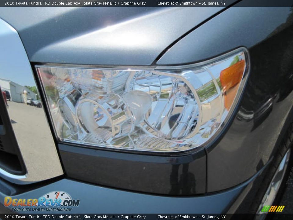 2010 Toyota Tundra TRD Double Cab 4x4 Slate Gray Metallic / Graphite Gray Photo #8