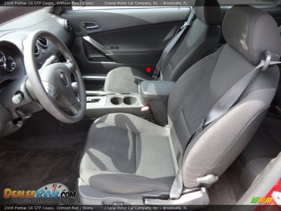2006 Pontiac G6 GTP Coupe Crimson Red / Ebony Photo #5