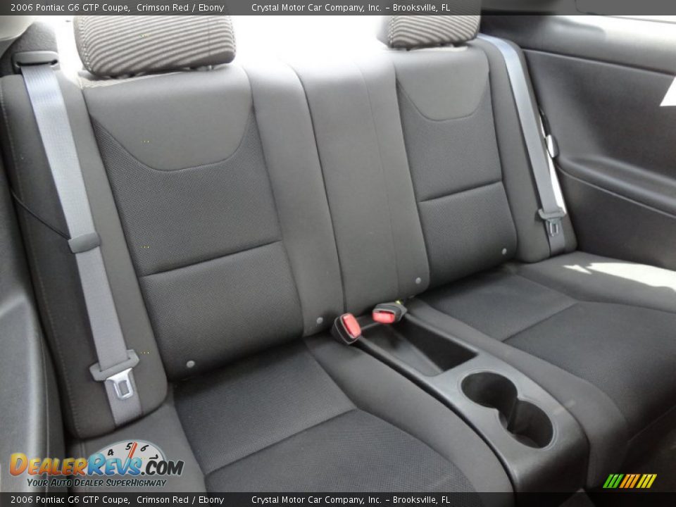 2006 Pontiac G6 GTP Coupe Crimson Red / Ebony Photo #12