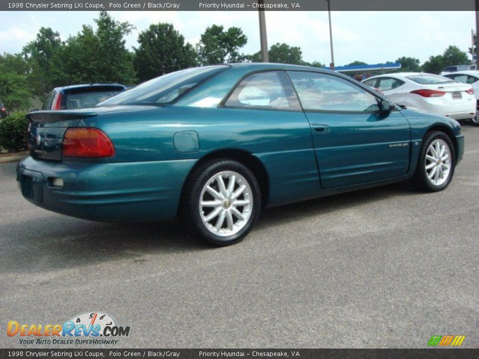 Polo Green 1998 Chrysler Sebring LXi Coupe Photo #4