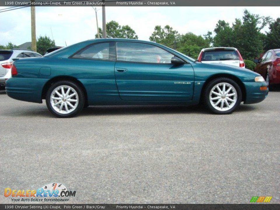 Polo Green 1998 Chrysler Sebring LXi Coupe Photo #5