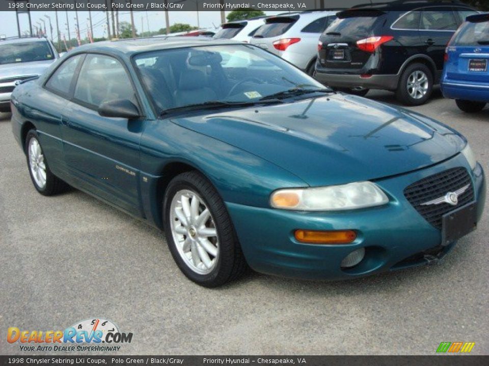 Front 3/4 View of 1998 Chrysler Sebring LXi Coupe Photo #6