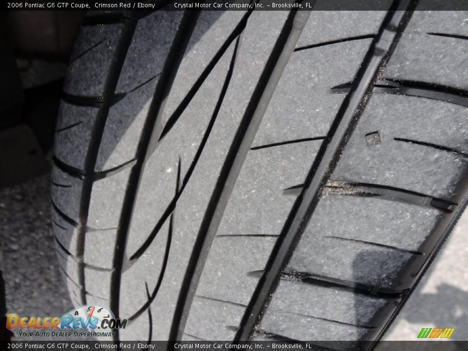 2006 Pontiac G6 GTP Coupe Crimson Red / Ebony Photo #18