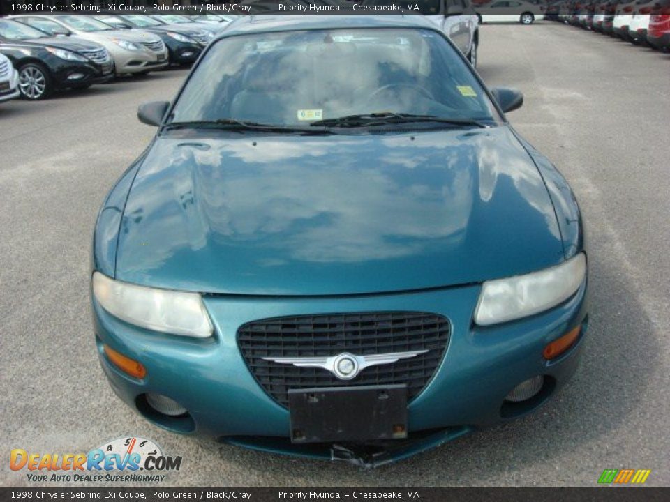 Polo Green 1998 Chrysler Sebring LXi Coupe Photo #7