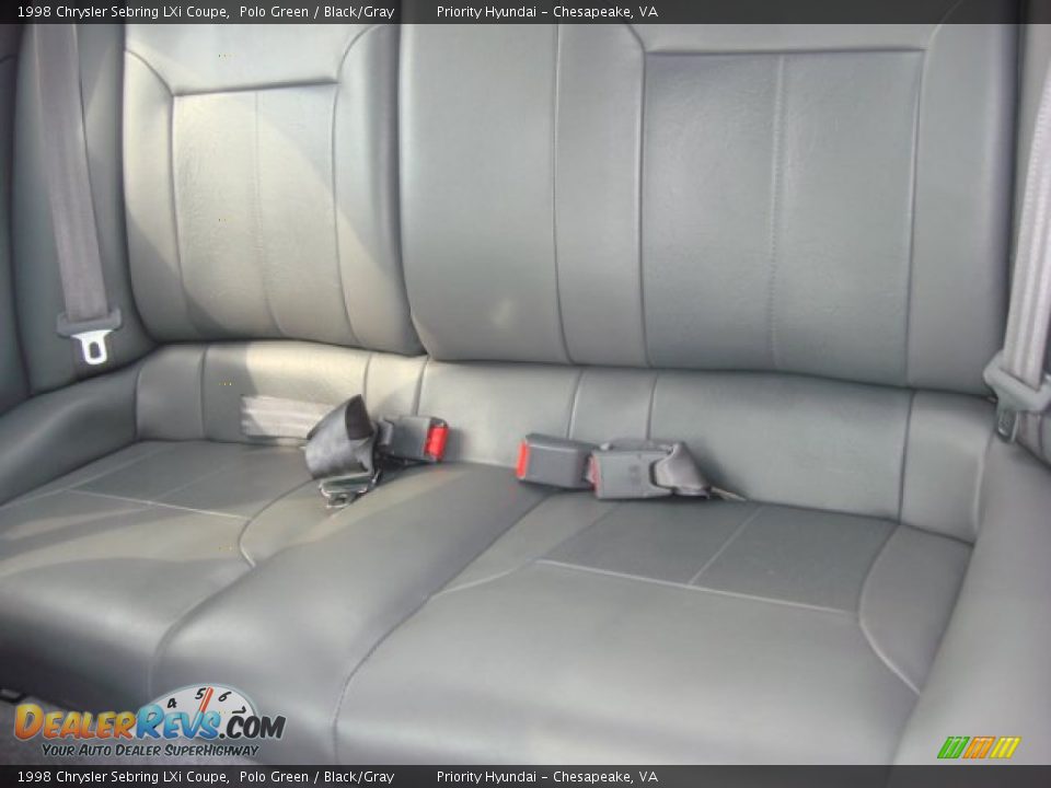 Black/Gray Interior - 1998 Chrysler Sebring LXi Coupe Photo #9