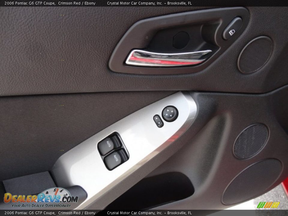 2006 Pontiac G6 GTP Coupe Crimson Red / Ebony Photo #22