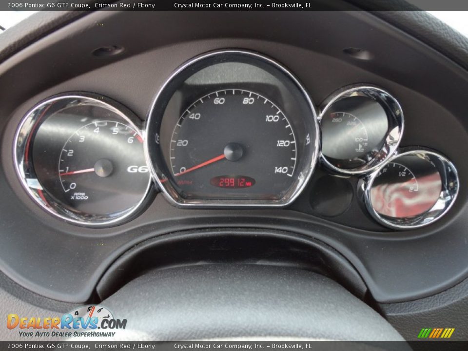 2006 Pontiac G6 GTP Coupe Gauges Photo #24