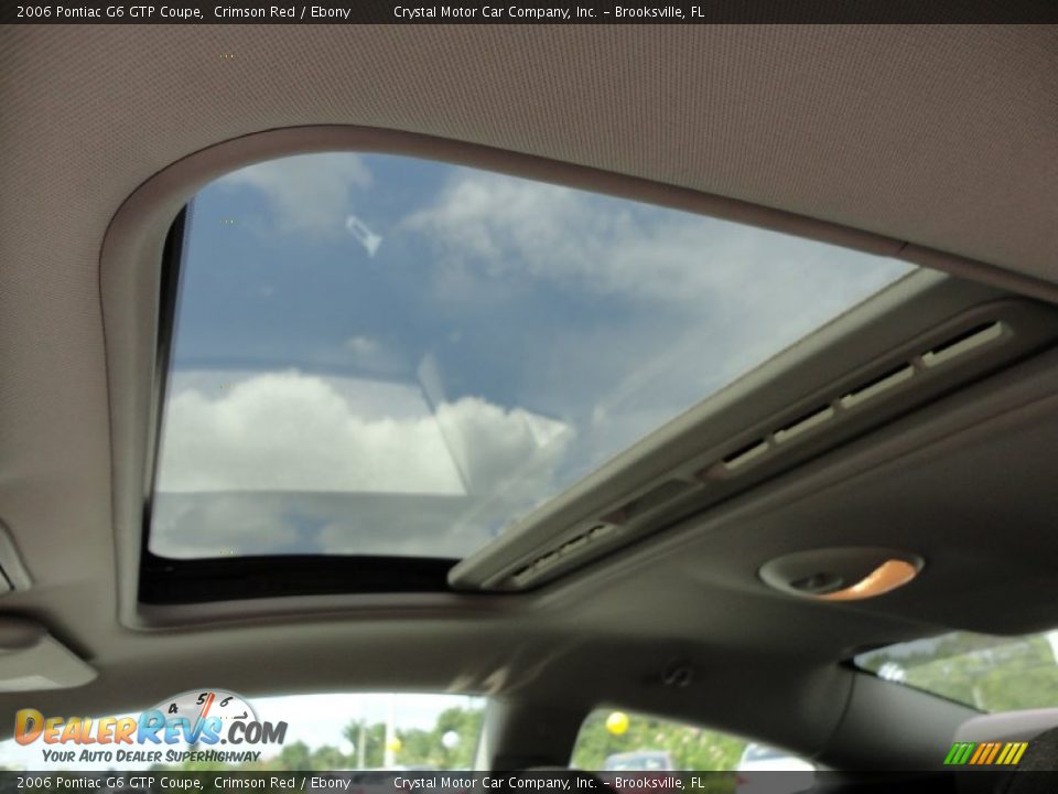 2006 Pontiac G6 GTP Coupe Crimson Red / Ebony Photo #27