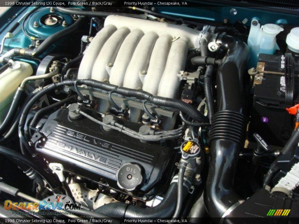 1998 Chrysler Sebring LXi Coupe 2.5 Liter SOHC 24-Valve V6 Engine Photo #21