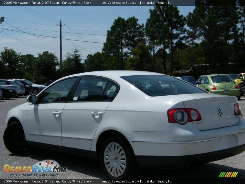 2006 Volkswagen Passat 2.0T Sedan Candy White / Black Photo #9