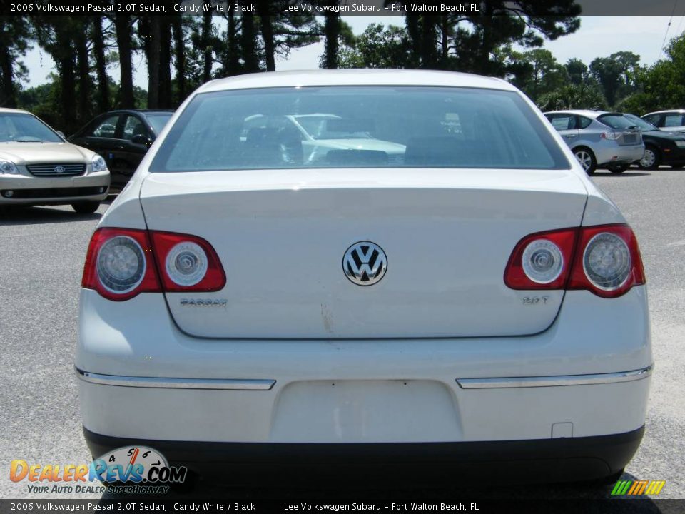 2006 Volkswagen Passat 2.0T Sedan Candy White / Black Photo #10
