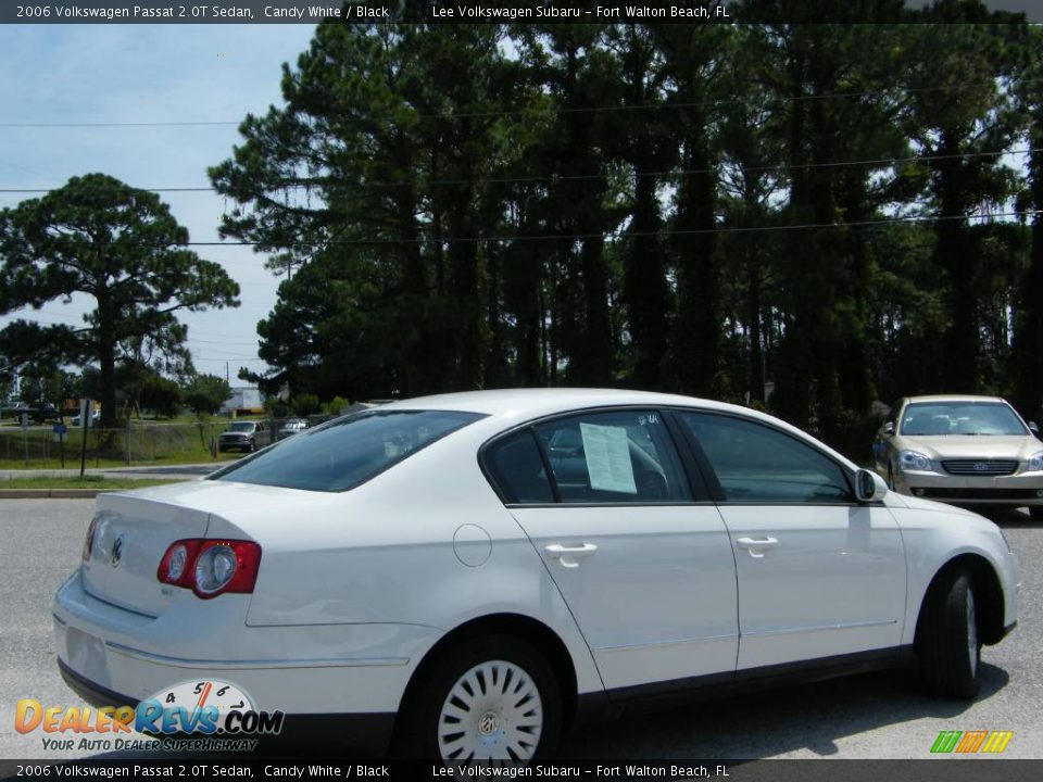 2006 Volkswagen Passat 2.0T Sedan Candy White / Black Photo #11
