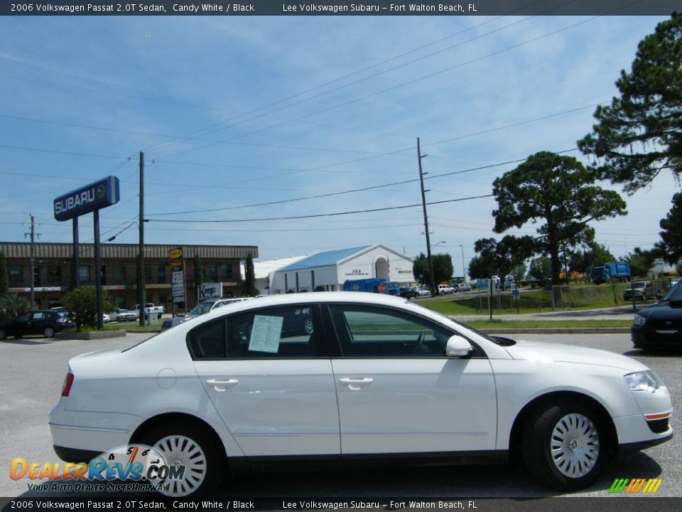 2006 Volkswagen Passat 2.0T Sedan Candy White / Black Photo #12