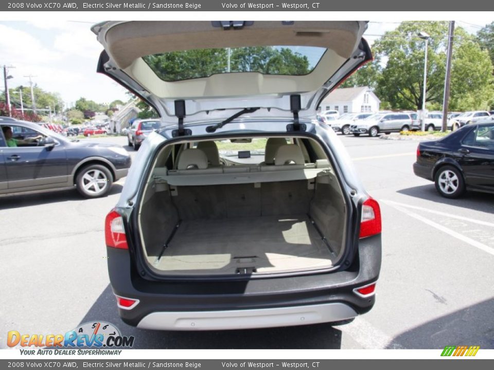 2008 Volvo XC70 AWD Electric Silver Metallic / Sandstone Beige Photo #8